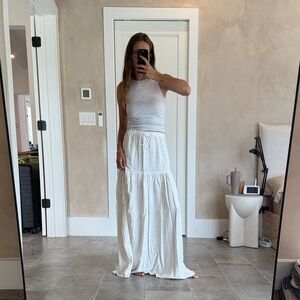 Princess Polly Tearose Linen Blend Maxi